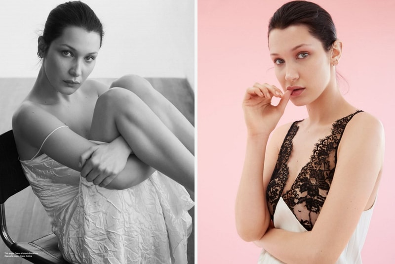 ナチュラルな輝きを魅せる Bella Hadid のファッションエディトリアル