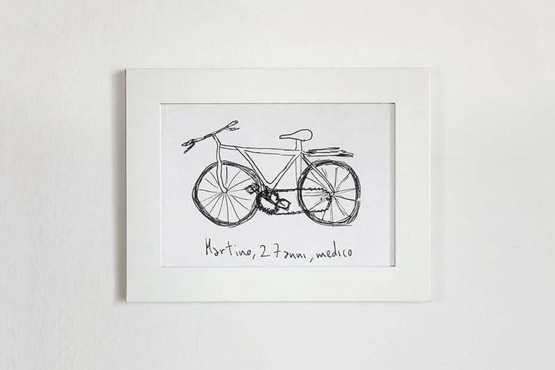 記憶を頼りに描いた自転車を実際に制作