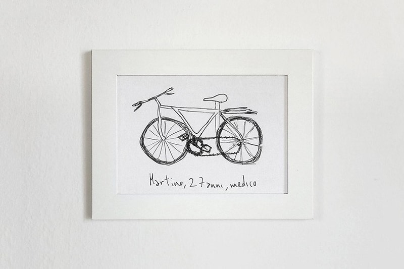 記憶を頼りに描いた自転車を実際に制作