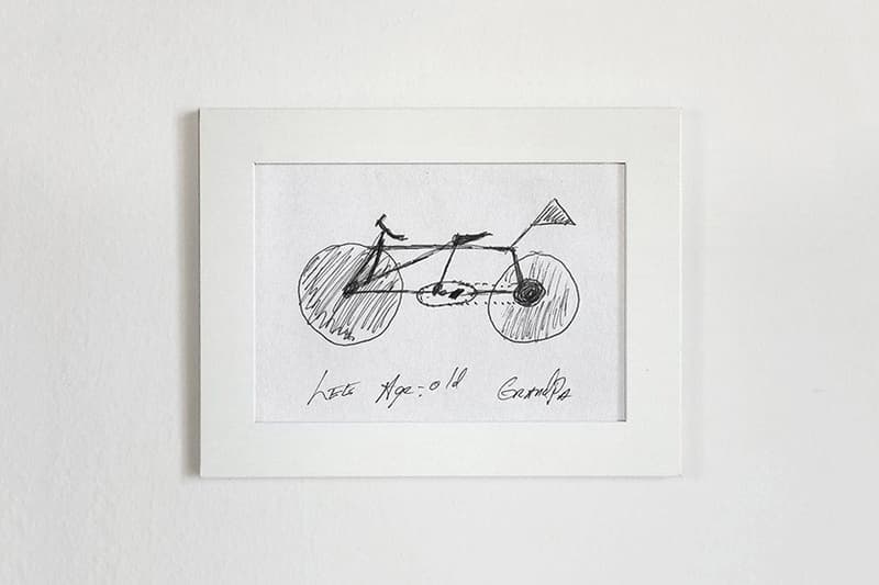 記憶を頼りに描いた自転車を実際に制作