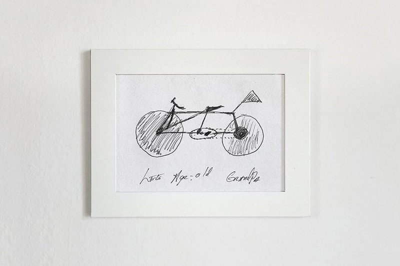 記憶を頼りに描いた自転車を実際に制作