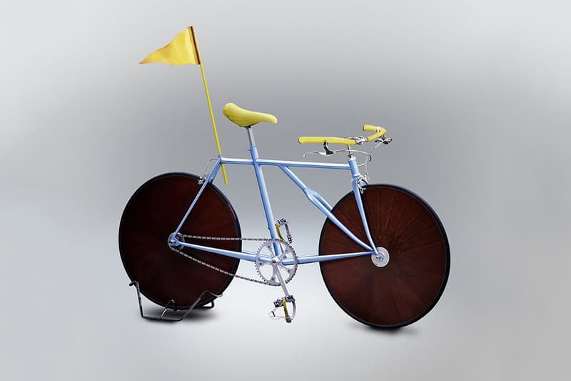 記憶を頼りに描いた自転車を実際に制作