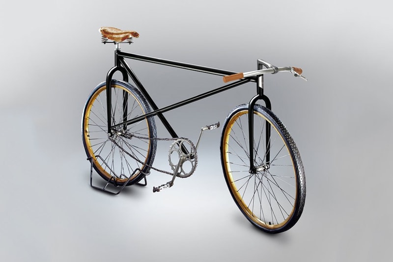 記憶を頼りに描いた自転車を実際に制作