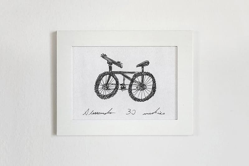 記憶を頼りに描いた自転車を実際に制作