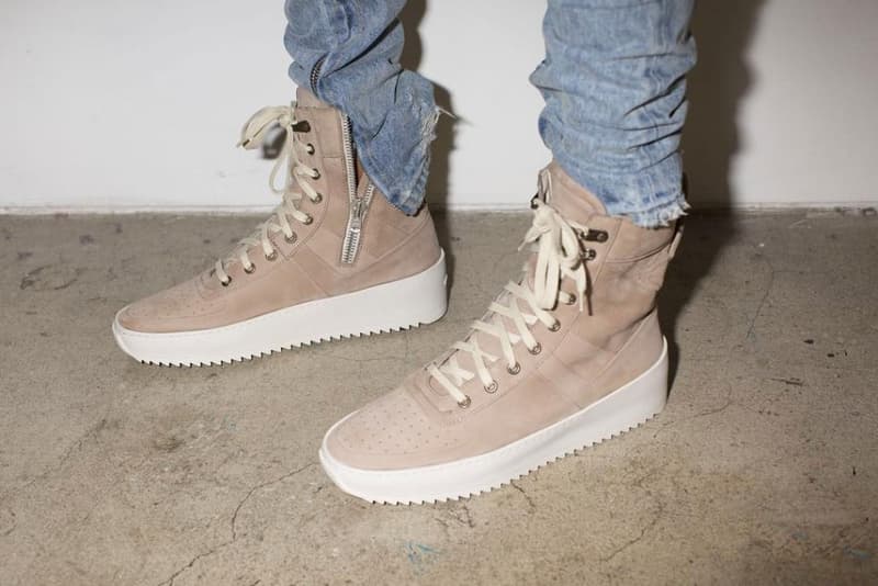 Fear Of God の新作ミリタリーシューズのティーザー画像を Jerry Lorenzo が Instagram にアップ