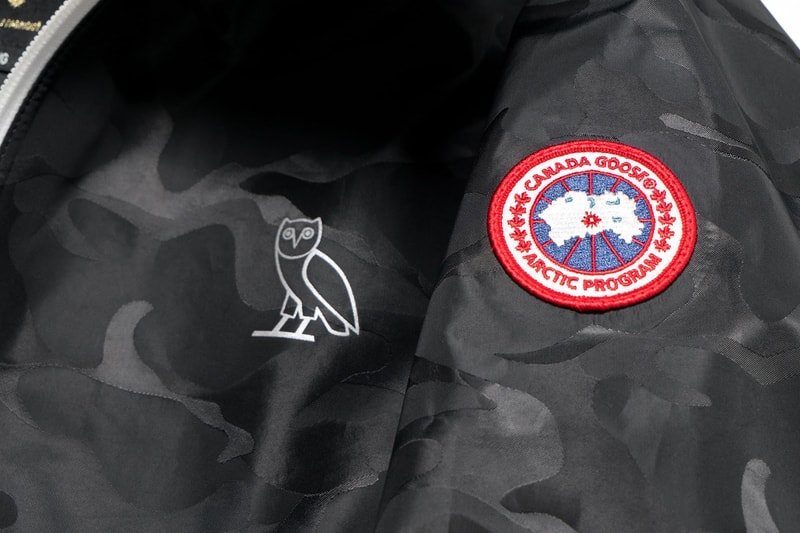October's Very Own x CANADA GOOSE コラボレーションアイテム
