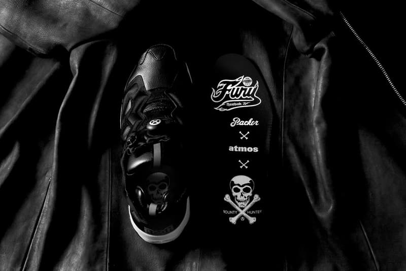 Packer Shoes x atmos x BOUNTY HUNTER x Reebok Instapump Fury