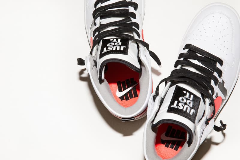 UNDEFEATED x NikeLab Dunk Lux にクローズアップ