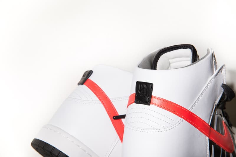 UNDEFEATED x NikeLab Dunk Lux にクローズアップ
