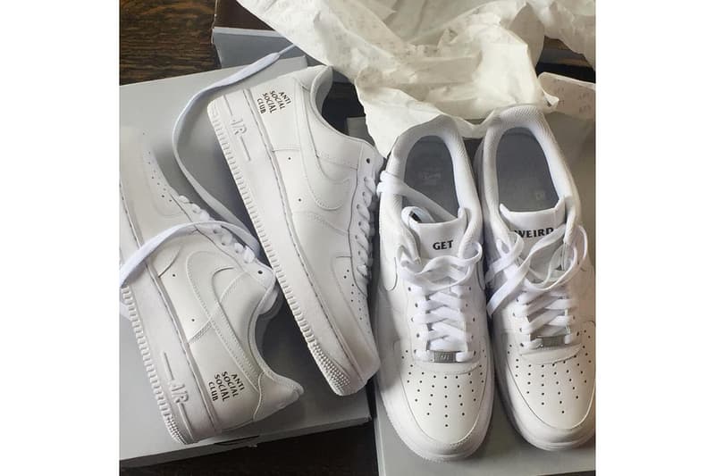 Anti Social Social Club が Nike Air Force 1 Low をカスタマイズ？