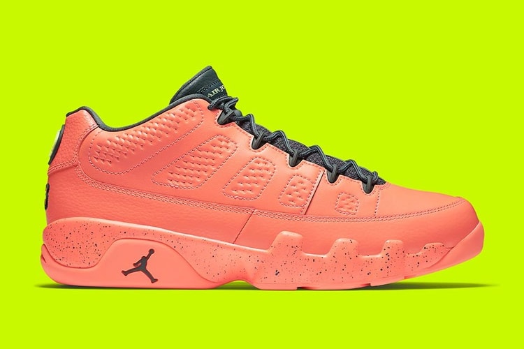 "Bright Mango" カラーで施された Air Jordan 9 Low ニューモデル
