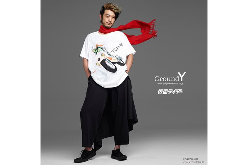 仮面ライダー45周年記念プロジェクトで Ground Y とコラボレーション