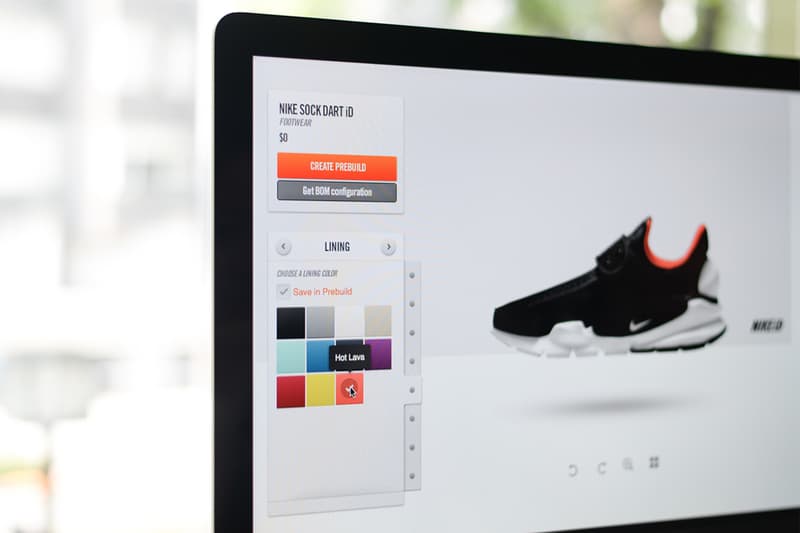 NIKEiD でオリジナルの “Sock Dart” を早速作ってみた