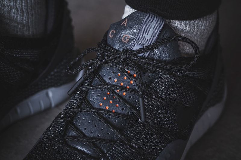 NikeLab ACG Lupinek Flyknit Low にクローズアップ