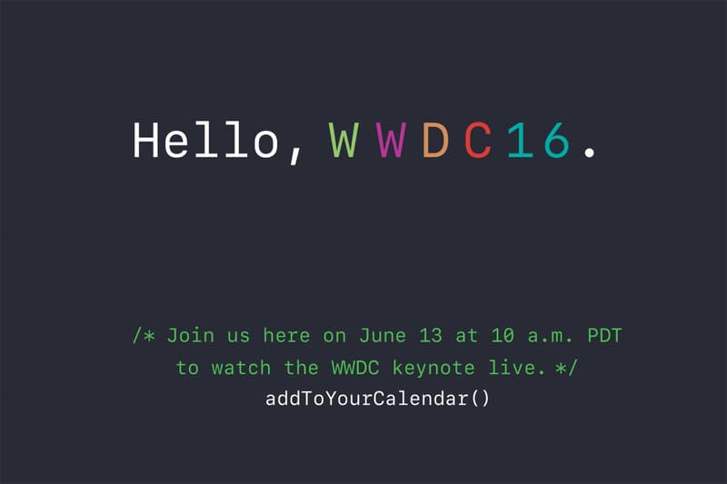Apple が WWDC2016 のキーノートをライブストリーミング配信へ