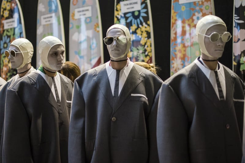 Thom Browne 2017 Spring/Summer コレクションバックステージ