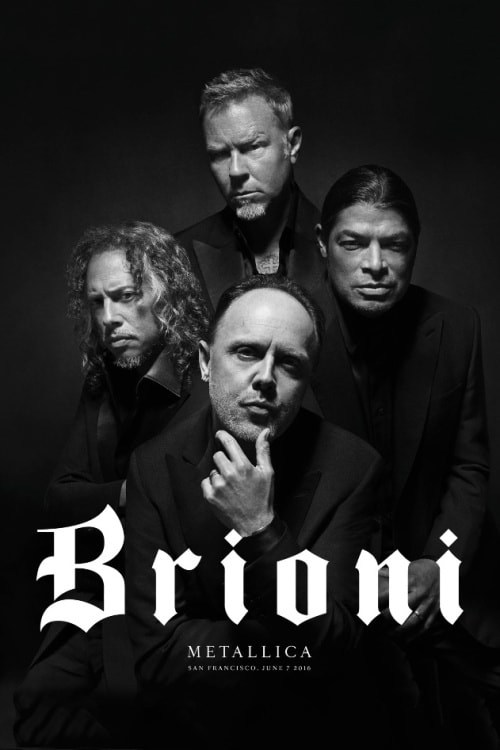 Metallica が Brioni のキャンペーンモデルに