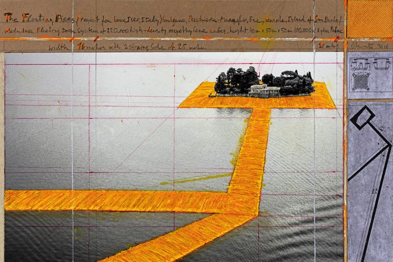“The Floating Piers” : イタリアの湖に期間限定で橋をかけるランドアート
