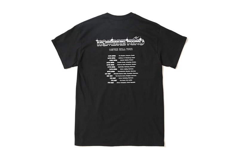 Hombre Niño がメタルバンドのツアーTシャツをデザイン？