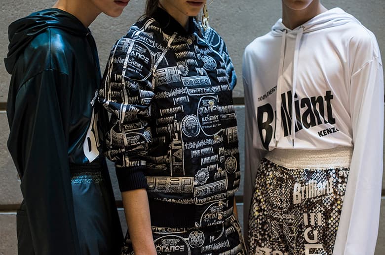 Kenzo's 2017 Spring/Summer コレクションバックステージ