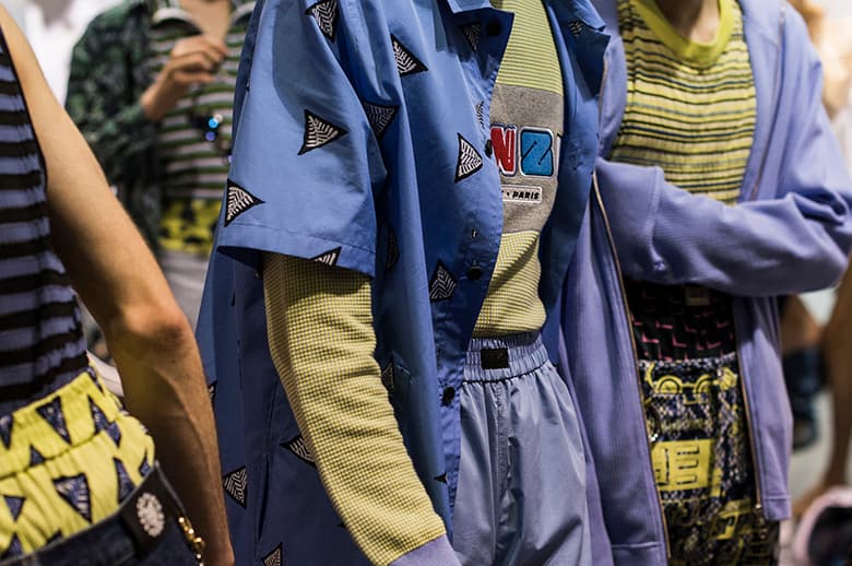 Kenzo's 2017 Spring/Summer コレクションバックステージ