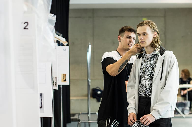 Kenzo's 2017 Spring/Summer コレクションバックステージ