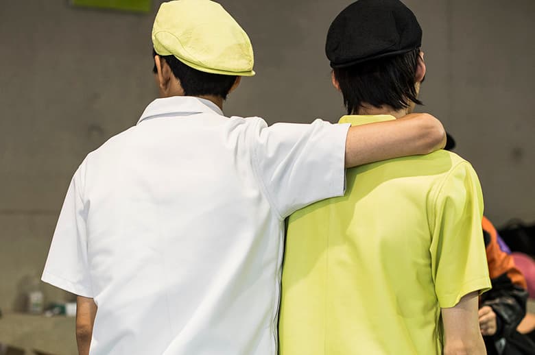 Kenzo's 2017 Spring/Summer コレクションバックステージ