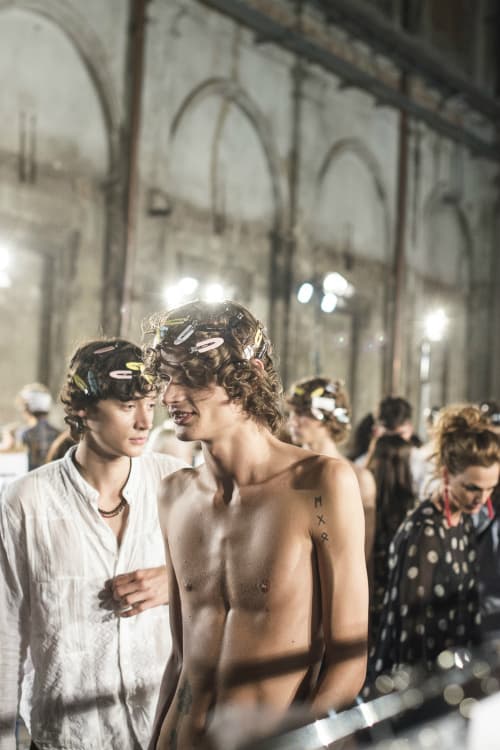 Raf Simons 2017 Spring/Summer コレクションバックステージ