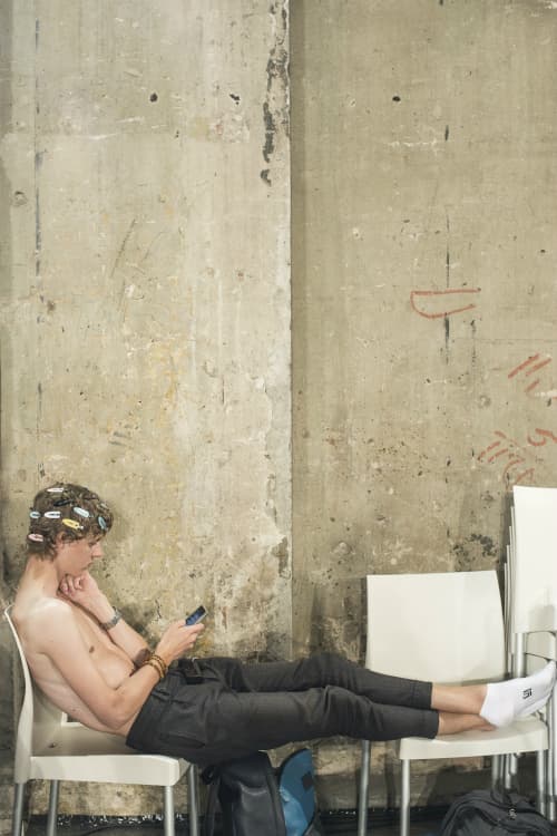 Raf Simons 2017 Spring/Summer コレクションバックステージ