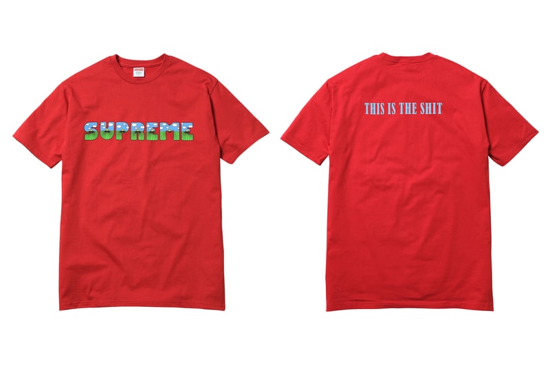 Supreme の新作Tシャツデザインが公開　ルックのモデルはLucasとSpoety