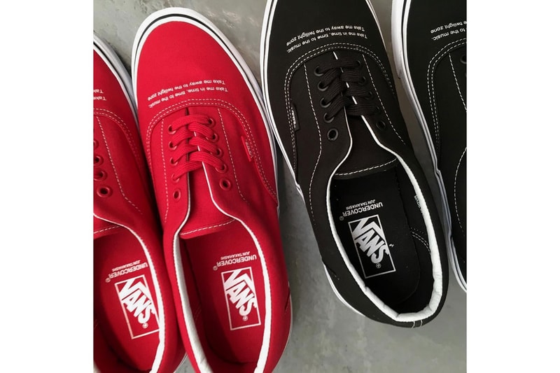 UNDERCOVER x Vans コラボレーション Era にクローズアップ