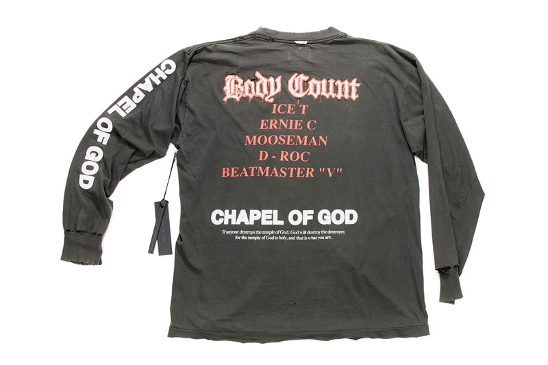Jerry Lorenzo が Maxfield LA で発表した “Chapel of God” ヴィンテージTシャツコレクション