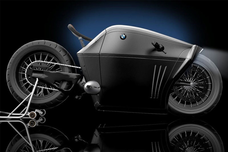 BMW バイクの近未来的なコンセプトデザイン