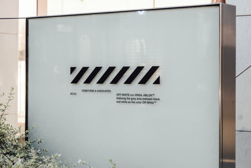 OFF-WHITE 国内初の路面店『"SOMETHING & ASSOCIATES" c/o OFF-WHITE™ TOKYO』の内装が初公開