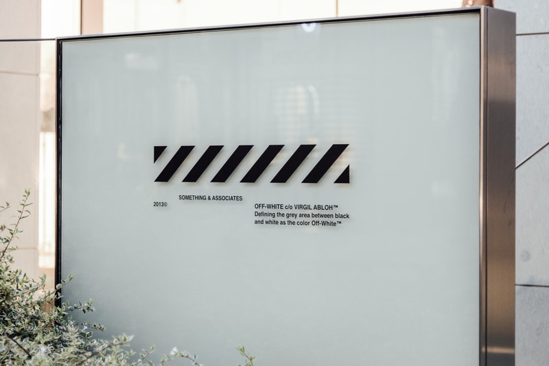 OFF-WHITE 国内初の路面店『"SOMETHING & ASSOCIATES" c/o OFF-WHITE™ TOKYO』の内装が初公開