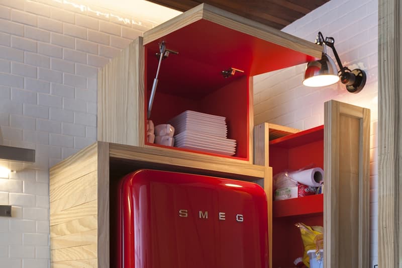 サンパウロの螺旋階段付きアパートメント