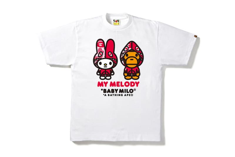 A BATHING APE® x MY MELODY コラボレーションアイテムが登場