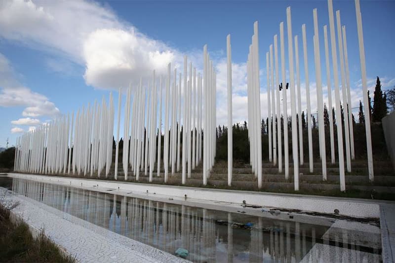 忘れ去られたオリンピック会場跡地の風景