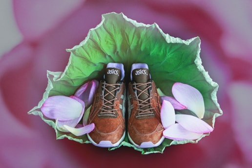 蓮の名所・不忍池からヒントを得た ASICS Tiger x mita sneakers GT-COOL XPRESS "Lotus Pond"