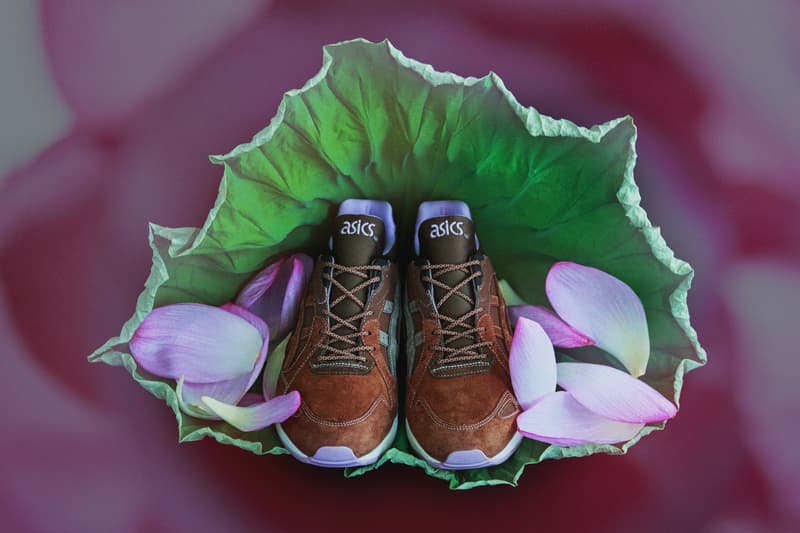 蓮の名所・不忍池からヒントを得た ASICS Tiger x mita sneakers GT-COOL XPRESS "Lotus Pond"
