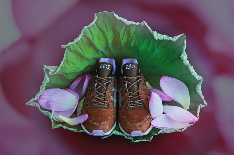 蓮の名所・不忍池からヒントを得た ASICS Tiger x mita sneakers GT-COOL XPRESS "Lotus Pond"