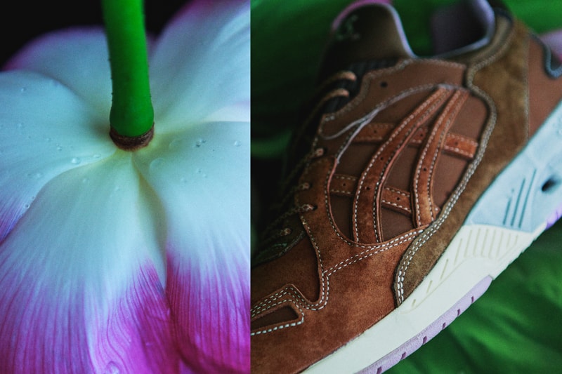 蓮の名所・不忍池からヒントを得た ASICS Tiger x mita sneakers GT-COOL XPRESS "Lotus Pond"