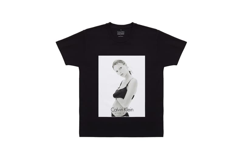 Calvin Klein と Opening Ceremony が Kate Moss へのオマージュTシャツを発売