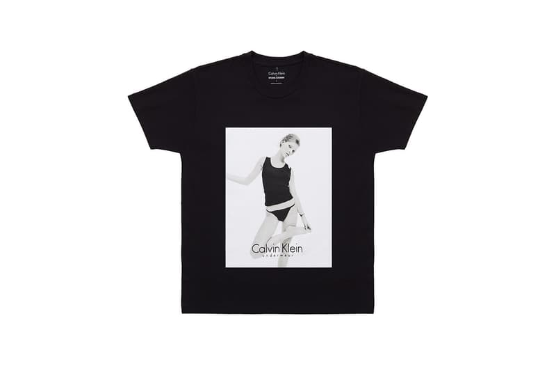 Calvin Klein と Opening Ceremony が Kate Moss へのオマージュTシャツを発売
