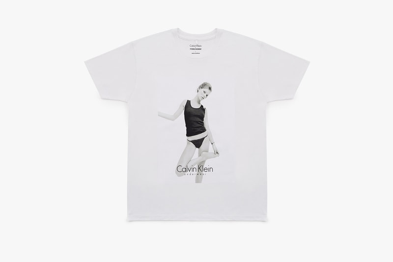 Calvin Klein と Opening Ceremony が Kate Moss へのオマージュTシャツを発売