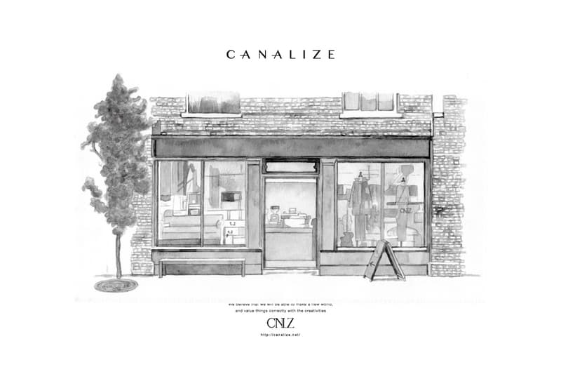WEB上にある架空のコンセプトストア『canalize』がオープン