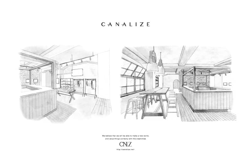 WEB上にある架空のコンセプトストア『canalize』がオープン