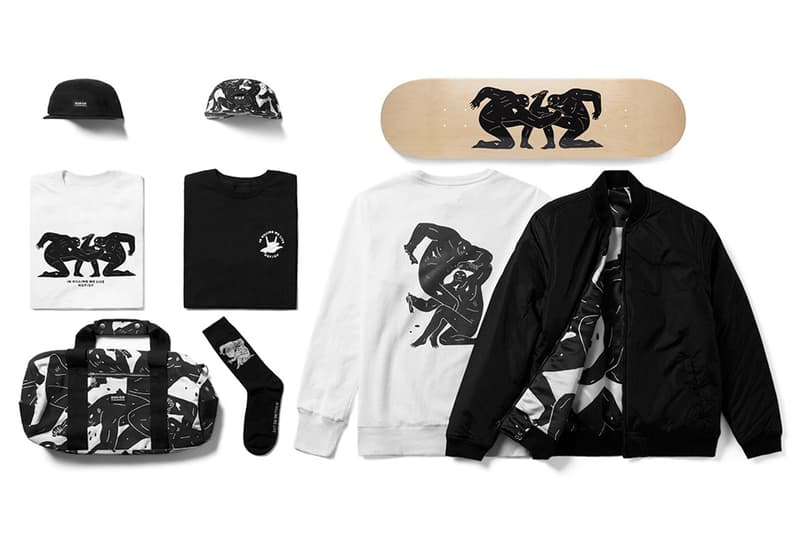 HUF と Cleon Peterson がモノクロームなカプセルコレクションを発売
