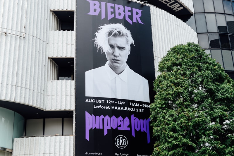 Justin Bieber Purpose Tokyo Pop Up 初日の様子をプレイバック