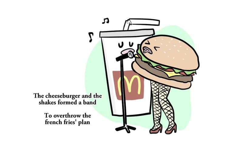 Kanye West による Mcdonald S のポエムがキュートなイラストに Hypebeast Jp